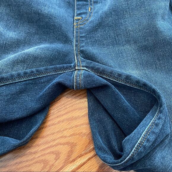 Spanx Distressed Skinny Denim Leggings Raw Hem Size Small - Picture 10 of 12